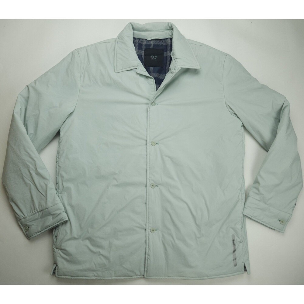 XXL ALPHA TAURI Mens Jacket Light Mint Green Button Primaloft Nylon Spandex Poly